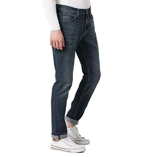 Image of Lee Men's Bruce Skinny Fit Mid-Rise Jeans