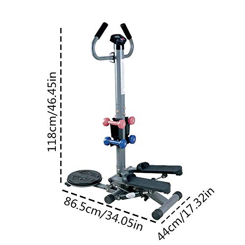 Image of Exercise Step Machine Upgraded Step Up and Down Stepper, Fitness Equipment for Home Gym, Pedal Climbing Exercise Machin