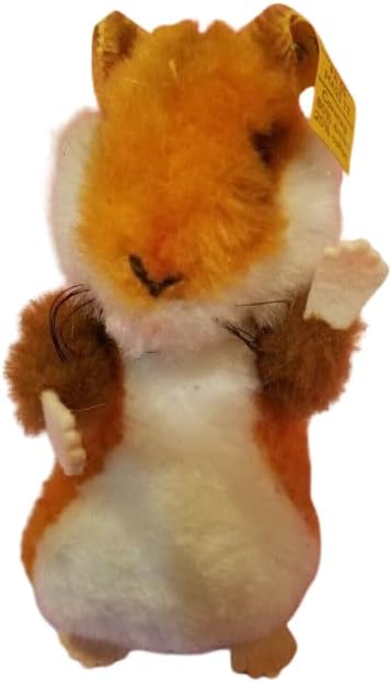 Generic GOLDY GOLDEN HAMSTER TOY Silver Ear Button & Tags
