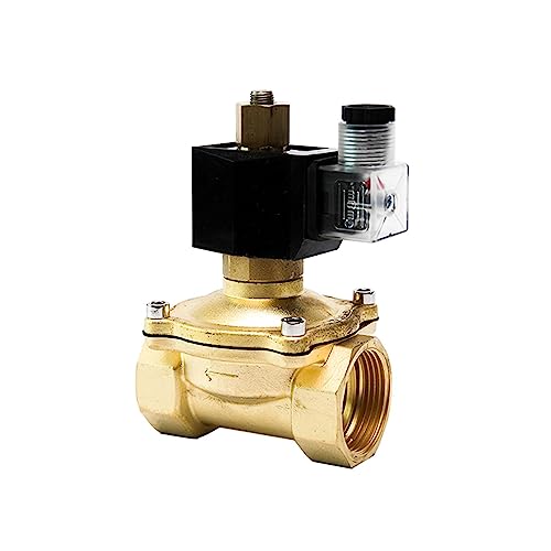 Válvula solenoide de latón impermeable con sellado NBR de 1-1/4" 2