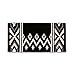 Mayatex New Phoenix Saddle Blanket, Black/Ash/Cream, 38 x 34-Inch