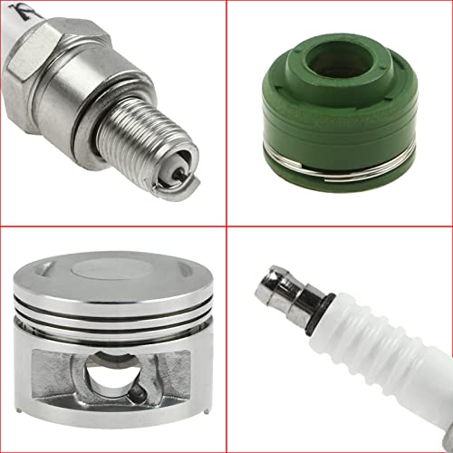 Flypig Cylinder Piston Gasket Top End Ring Set Rebuild Kit For 2000-2005 Yamaha Ttr125 Ttr125E Ttr 125 Cylinder Top End Piston #TOP4