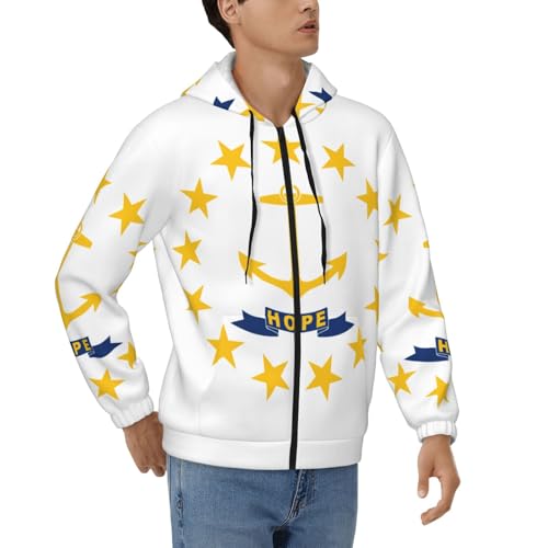 Sweat à capuche zippé homme contre le froid en polyester épais doux
