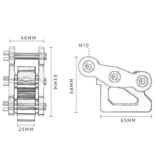 Lien d'abaissement de choc résout les problèmes de taille MSX125 - 2