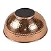 GoCraft Pure Copper Mixing Bowl with Hammered Finish for Salad, Egg Beating, Decorative & Kitchen Serving Purposes - 7.5