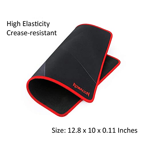 Image of Redragon M808 Storm Lightweight USB RGB Gaming Mouse, 85g Ultralight Honeycomb Shell - 12,400 DPI Optical Sensor & Capricorn P012 Gaming Mousepad with Stitched Edges