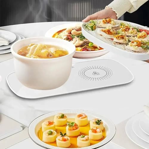 Plaque chauffante électrique pour aliments, le set de table parfait pour vos dîners - 4