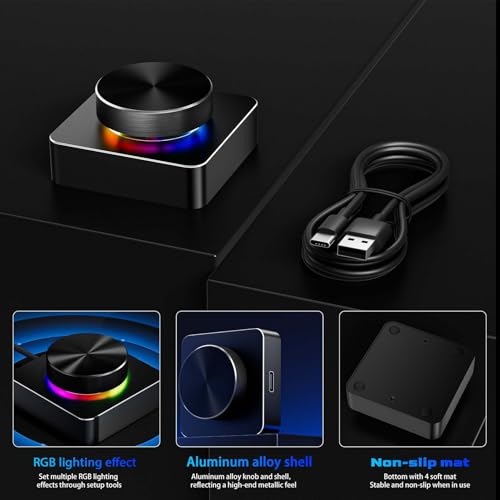 Control de volumen inalámbrico PC sin luces LED molestas para cine en casa 7