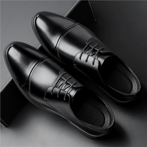 Men's Lace-Up Low Top Leather Shoes Casual Business Formal Dress Shoes for Office and Daily Wear3