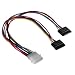 Produktbild Hama Stromversorgungskabel 13,2 cm (5,25 Zoll) - 2x Serial ATA