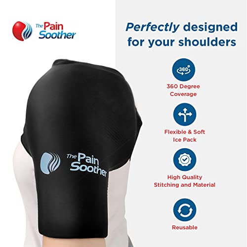 Reusable Gel Filled Shoulder Wrap, Good For Rotator Cuff, Sprains, Sports Injuries, Arthritis, Impingement Pain #TOP6