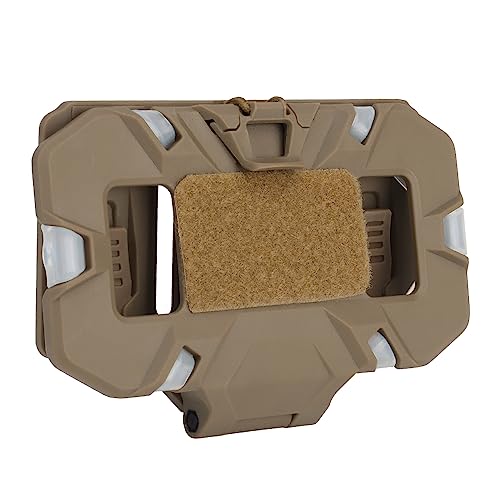 Chaleco táctico con soporte Molle para teléfono móvil en color bronceado 2