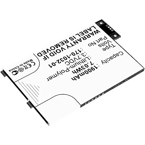 image for Synergy Digital E Book E Reader Battery, Compatible with 170-1032-00 E