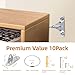 Furniture Anchors 10 Pack for Baby proofing and Furniture Wall Anchor, Wall Anchors for Baby proofing cabinets, Securing 400 lbs, Safety Essentials for Home