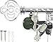 Decorative Wall Mounted Key Holder - Multiple Key Hooks Rack - Hand Cast Aluminum - Modern Theme - Polished Finish - with Screws and Anchors - By Comfify