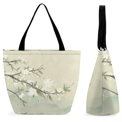 Sac à bandoulière Fleur Ancienne pour femme : grand sac de shopping et voyage