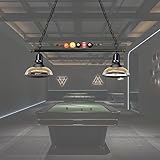 Willbebest Island Light, Hanging Pool Table Lights, Billiards Table Light Fixture, Billiard Pendant