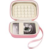 Leayjeen Digital Camera Case Compatible with Canon IXUS 285 HS, Lecran, Small Travel Compact Camera/Sony DSCW800 Digital Camera,Compact Digital Camera-Pink(Case Only)