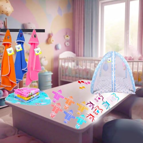 Image of Toddylon All in One Daily Essential in One Pack 36 in 1 New Born Baby Products Gift Packs | Hospital Kit Combo | Infants Boys Girls | Perfect for Newborns | Ideal for 0-6 Months (Blue)