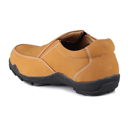 Image of Red Chief Nubuck Leather Casual Slip On for Men | Lace-Up Shoes for Men| RC3432