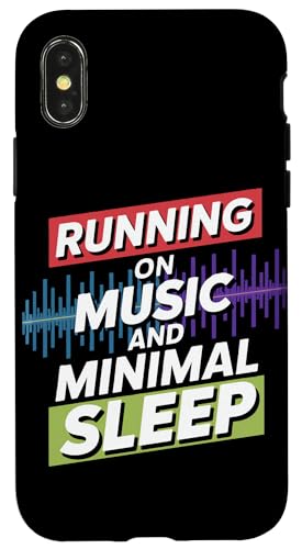 RUNNING ON MUSIC AND MINIMAL SLEEP X}zP[X iPhone X/XS p