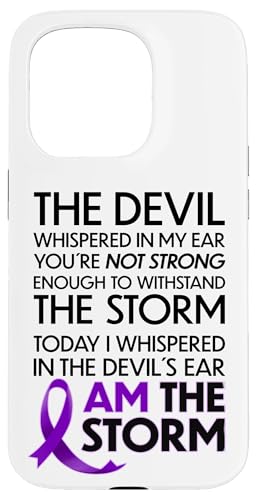 Pancreatic Cancer Warriors I Am The Storm And I Will Survive �X�}�z�P�[�X iPhone 15 Pro �p