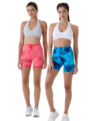 Image of AUROLA Dream Collection Women Workout Shorts High Waist Gym Shorts, Scrunch Butt Seamless Athletic Shorts
