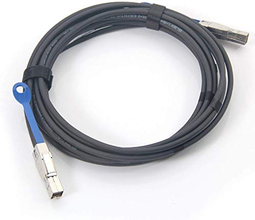 10Gtek# 12G External Mini Sas Hd Sff-8644 To Sff-8644 Cable, 0.5-M(1.64Ft) #TOP5