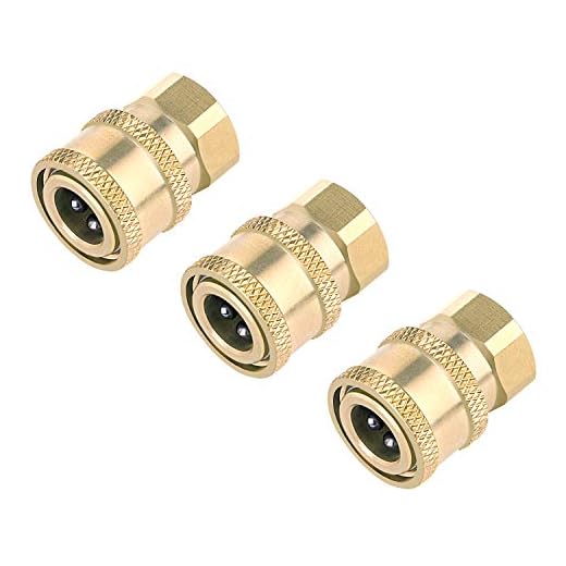 Awpeye 3 Pack Pressure Washer Couplers