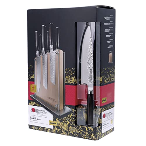 Set Cuchillos Cocina 7 Piezas Acero Inox Base miniatura 6