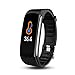Smart Watch Orologio Fitness Tracker con Termometro Bluetooth Smart Watch Cardiofrequenzimetro da Polso per Android iOS Uomo Donna Orologio Intelligente,Nero