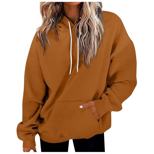 Sweatshirt avec poche et cordon ajusté pour éliminer le froid de l'automne