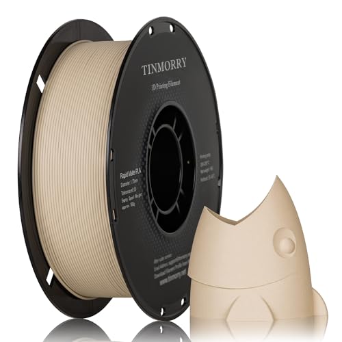 Image of TINMORRY Matte PLA Filament 1.75mm, Matte Surface 3D Printer Filament, Compatible with Bambu Lab FDM 3D Printers, 1 KG Spool (2.2 lbs), Matte Skin