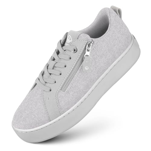 GIESSWEIN Damen Sneaker Aus Pilzleder – Vegan, Waschbar, Atmungsaktiv, Für Business & Freizeit