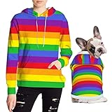 Dog and Owner Matching Hoodies with Light Flannel Inside, 3D Technology Dog and People Matching Sweatshirt, Pet and Pet Owner Matching Clothes, Pet and Owner Clothes are Separately Packed, Medium
