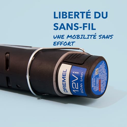 Outil multi-usage sans-fil 12V Dremel 8240 avec coffret de transport et accessoires - 5