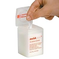 Gima - Taschentücher imprägniert mit 70% Isopropylalkohol, in einer praktischen Speisekammer, mit hermetisch verschlossenem Deckel verhindert Verdunstung, 36601