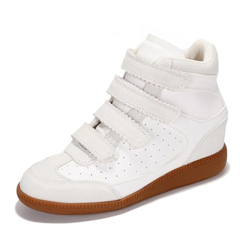 Image of Project Cloud Wedge Sneakers for Women - Memory Foam Insole Womens Sneakers - Lightweight & Hi Top Womens Shoes - Stylish Spring Shoes for Women 2026 (Marant)