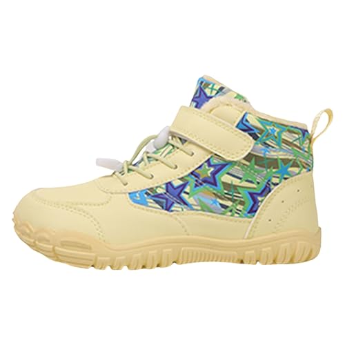 IWIHMIV Kids Winter Hiking Boots Warm Boys Non Slip Shoes Outdoor Casual Girls Winter Booties Comfortable Ankle Boots