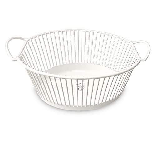 Cesta Oval Infantil Linha Fofura, Adoleta Bebê, Branco
