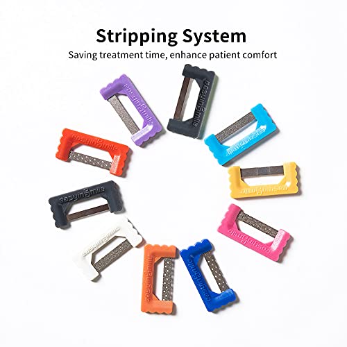 Easyinsmile Dental Ipr Strip System 10Pcs Orthodontic Interproximal Reduction Enamel Kits Polishing Strips(Multicolor) #TOP2