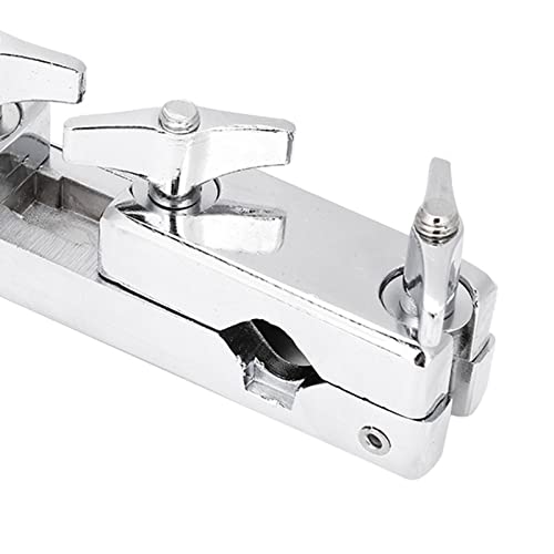 Soporte Abrazadera de Hierro para Batería, Accesorio Soporte de Barra de 12 cm para Caja y Percusión, Abrazadera Plateada miniatura 7