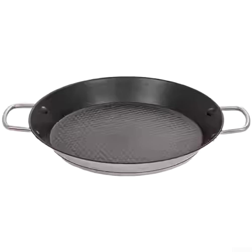 Poêle commerciale bœuf côtes courtes antiadhésive acier inoxydable 24 cm