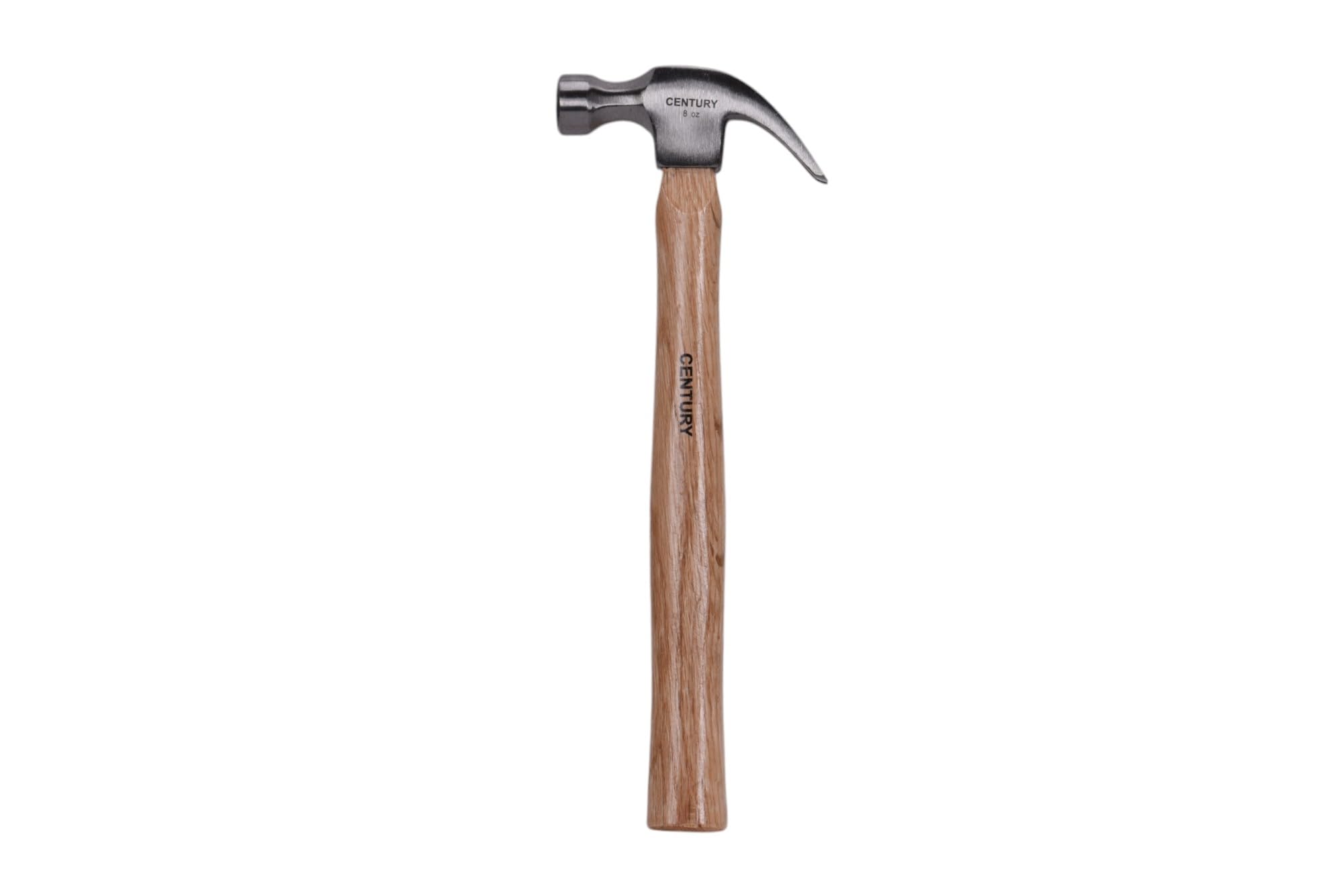 Century Drill &amp; Tool 72272 Wood Handle Hammer, 8 oz., Claw Style: Curved