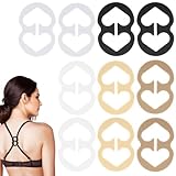 Hochwertige Materialien: Diese Racerback BH Clips bestehen aus hochwertigem Kunststoff, sind stark und zuverlässig, glatt und langlebig, ungiftig, geruchsneutral, leicht zu reinigen und leicht. Dank der Verarbeitung und des ergonomisch durchdachten Designs reiben sie nicht auf der Haut und sind sehr angenehm zu tragen