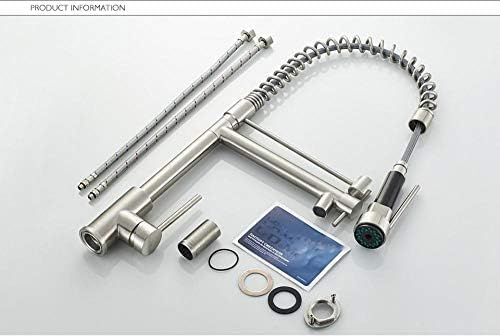 Évier mitigeur à bec extractible en acier inoxydable pour cuisine moderne - 7