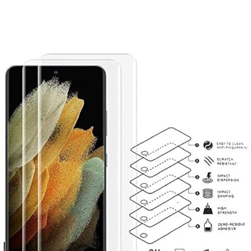 Image of TechTrendz Unbreakable Hydrogel Membrane TPU Front & Back Clear Screen Guard Protector Compatible with Samsung Galaxy S24 Ultra 5G (It is not Tempered Glass)
