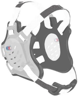 Cliff KeenF5 Tornado Headgear - Trans/Silver/White