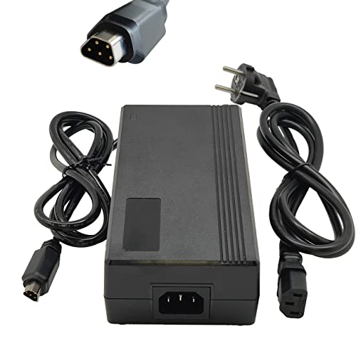 HANERIDE 48V 2A Ladegerät für Fischer Pedelec E-Bike akku Phylion/Joycube JCEB mit 5PIN Trapezstecker Cover