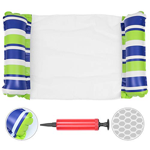 TOYANDONA Piscina Flutuante Água Cama de Rede Durável Almofada Cadeira Flutuante Cama Flutuante Infl